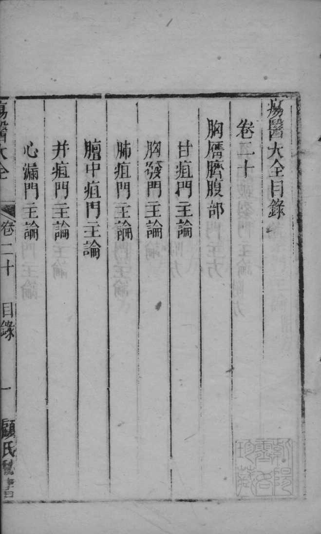 疡医大全  卷20